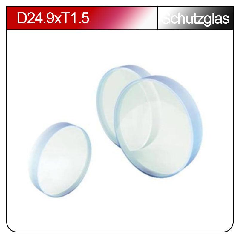 Laseroptik Schutzglas-Linse D24,9xT1,5 Protective Lens - Beam.Deals